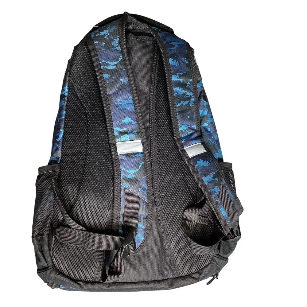 Wolt Backpack Unisex Large Blue Camo Good Condition Tactical Sporty Gym Bag